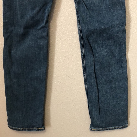 Abercrombie kids jeans Girls 9/10 straight leg dark blue denim jean EUC cotton - Picture 7 of 12